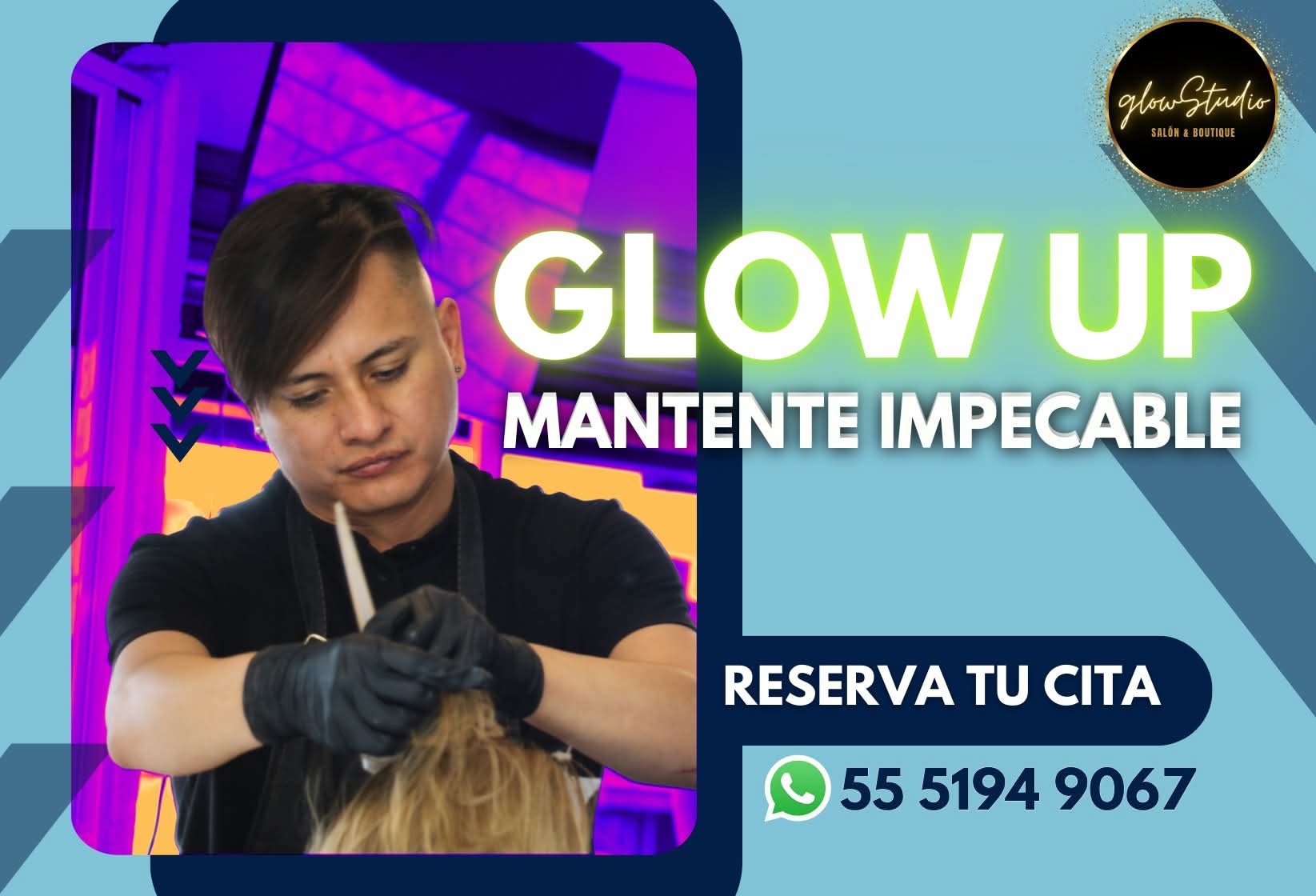 Promoción Glow Up de Glow Studio: mantente impecable, reserva tu cita